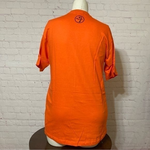 ZUMBA T-Shirt “ZUMBA ORIGINAL” customazible 100% cotton Large NWOT - Picture 3 of 6